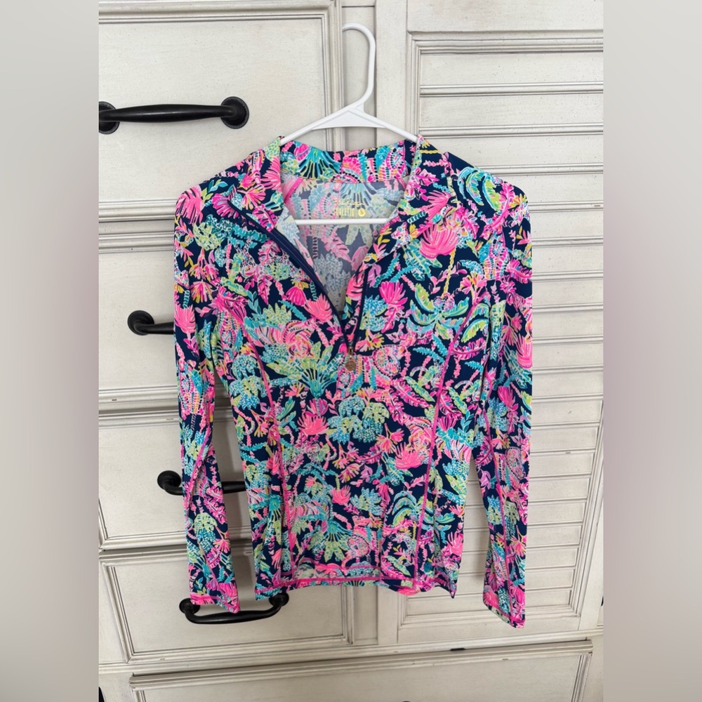 Lilly Pulitzer Justine luxletic half zip